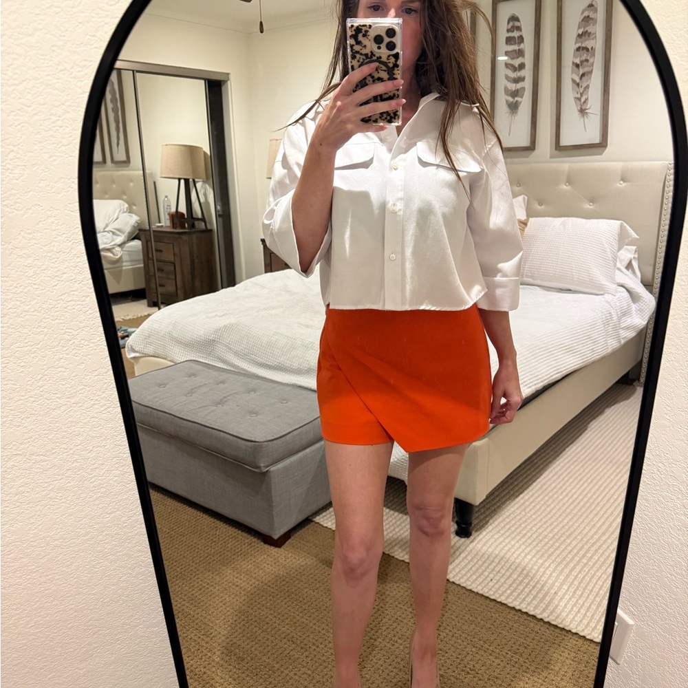 Orange Skort